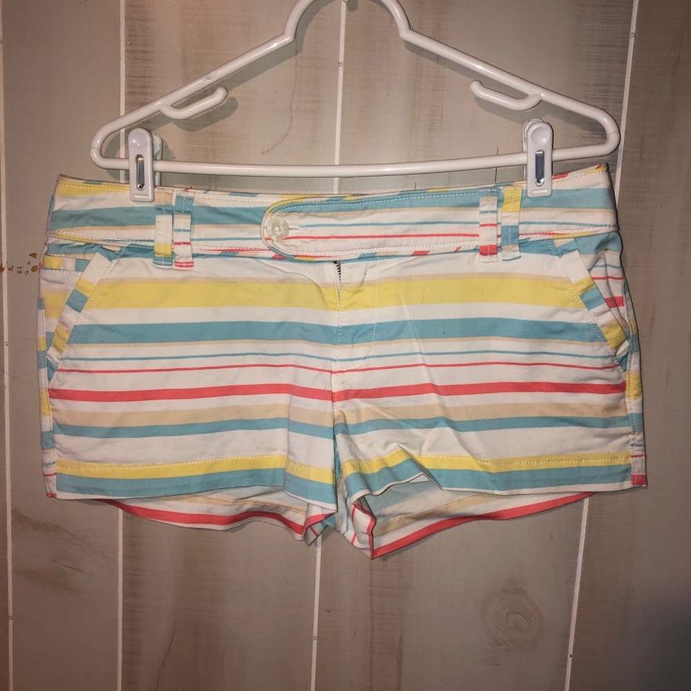 Striped shorts size 11